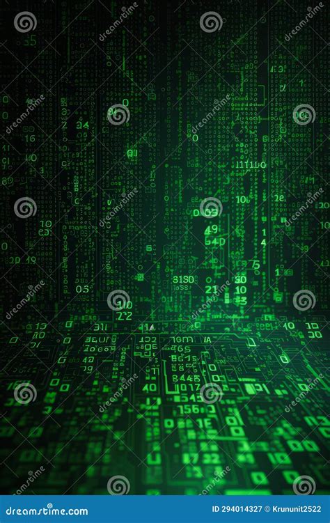 Binary Code Color in the Background Stock Illustration - Illustration of attack, abstract: 294014327