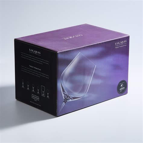 Buy OCEAN Lucaris 6-piece Temptation Burgundy Stem Glass set - 740 ml ...