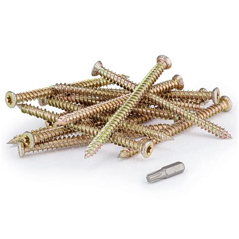 SEQUAL 90mm (Pack of 20) Easy Drive Countersunk Direct Concrete Screws ...