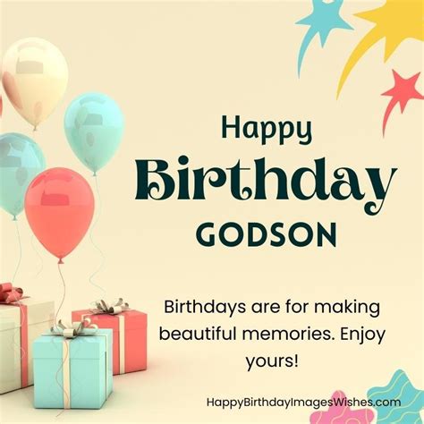 Happy Birthday Godson Images & Wishes 2025