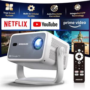 Prime Projector Prime GTV Pro | GTV OS Smart Projector | Netflix OTT ...