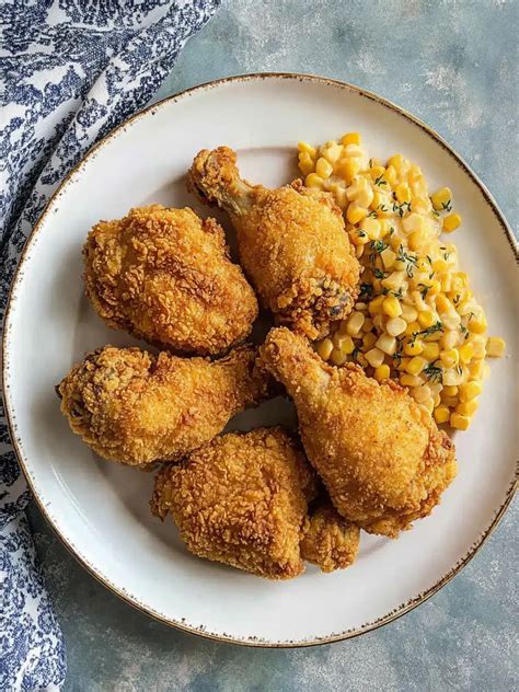 Crispy Cornmeal Fried Chicken - Healthier Comfort Food Delight - Juliet ...