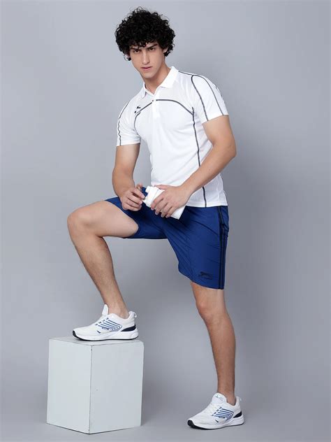 Regular Fit Royal Blue Sports Shorts | Shiv Naresh
