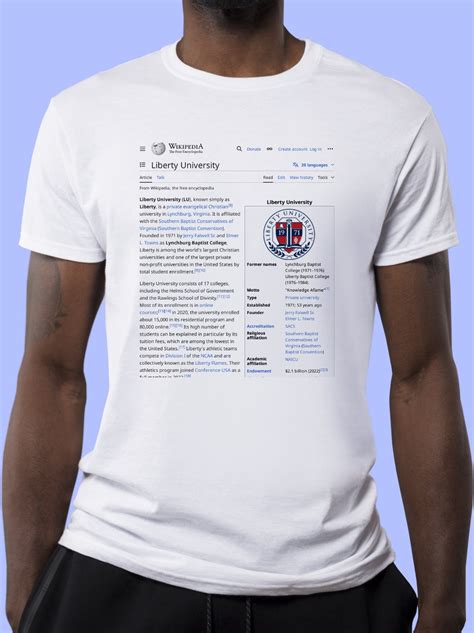Liberty University Wikipedia T-Shirt