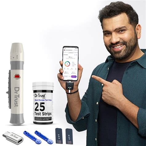Dr Trust USA Glucose Test Strips | Monitor Blood Glucose Test Strip