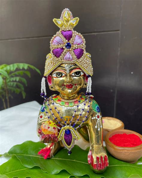 Buy Size 1 Laddu Gopal Poshak & Accessories – Perfect Fit – Mero Kanha Ji