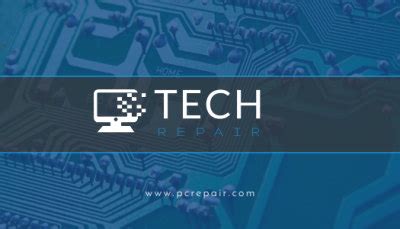 A Computer Repair Business Card Empty Sample 的图像结果