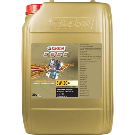 Motoreļļa CASTROL 5w30 EDGE LL 20L - Trodo.lv