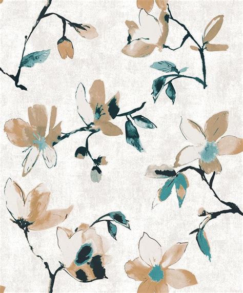 Omega 6020 10 Meter x 21 Inches Non Woven Florals Wallpaper - 57.41 Sq ...