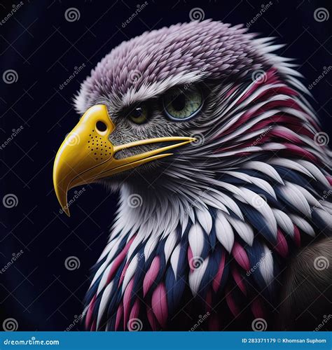 Proud Symbol of Freedom: the Majestic Bald Eagle - an American Patriotic Emblem Stock ...