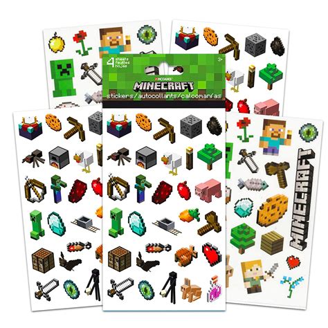 Buy Minecraft Stickers Party Favors Ultimate Set -- Bundle Includes ...
