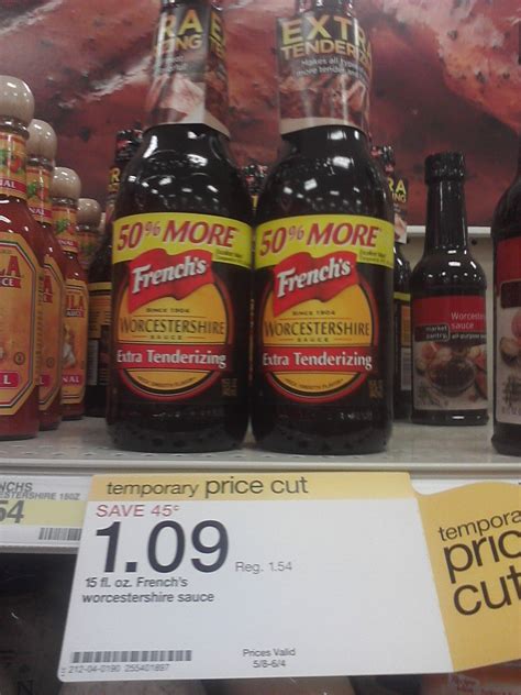 Good Deal on French’s Worcestershire Sauce at Target