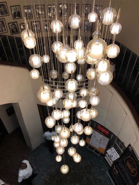 DPS School Siliguri - 12 Foot School Hall Chandelier – Jagmag Lights