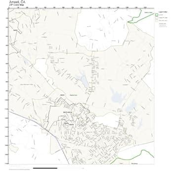 ZIP Code Wall Map of Amesti, CA ZIP Code Map Not Laminated : Amazon.in ...