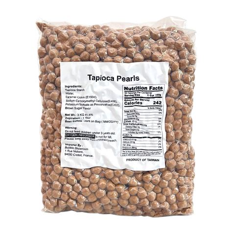 Tapioca pearls, tapioca pearl, bubble tea / boba tea - Bubble Showroom ...