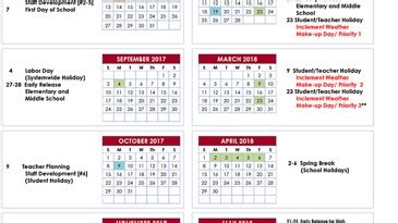Gwinnett County School Calendar 2017-18
