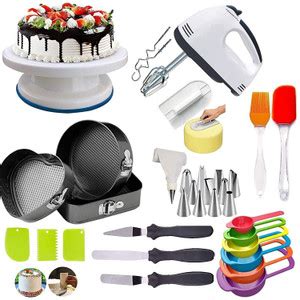 wishku Plastic Tools Combo with Electric Beater (Big , Multicolor)-12 ...