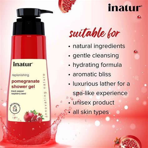 Pomegranate Shower Gel - Inatur