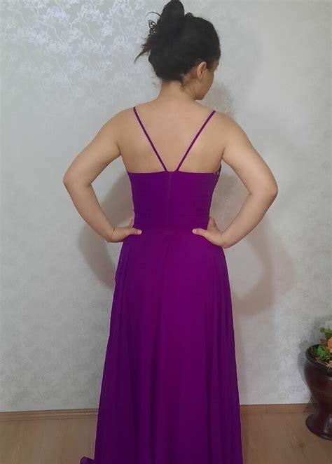 Şifon Abiye #Mor #Abiye #Şifon Trendyol & Milla Uzun Abiye %20 ...