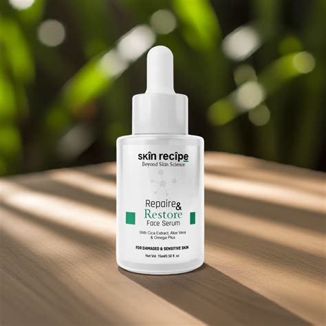 Repair & Restore Face Serum – Cica, Aloe Vera & Omega Complex | Skin ...
