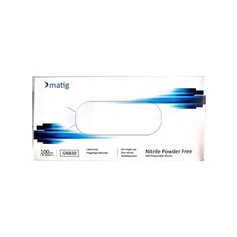 Buy MATIG NITRILE EXAMINATION HAND GLOVES - 50 PAIRS Online & Get Upto ...
