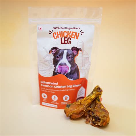 Tandoori Chicken Leg Chew Dehydrated Natural Healthy Dog Treat – FloofYou