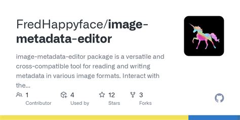 Metadata Editor 的图像结果