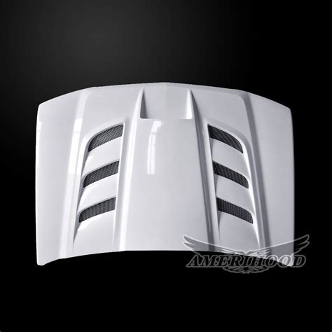 2003-2006 Chevrolet Avalanche VIP-Style Dual-Functional Fiberglass Hood - CA03AHVIPFHW