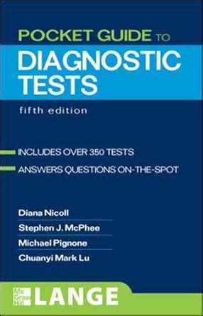 Buy Pocket Guide to Diagnostic Tests, Fifth Edition (LANGE Clinical ...