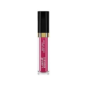 Buy Lakmé Absolute Matte Melt Liquid Lip Color| Revenge Red| 6 ml ...