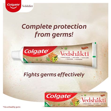 Buy COLGATE VEDSHAKTI TOOTHPASTE - 400GM SAVER PACK Online & Get Upto ...