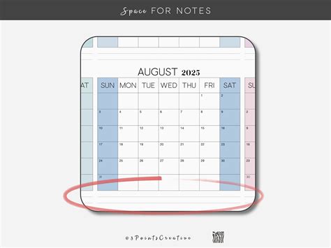 2025 Large Wall Calendar Printable Large Wall Planner With a - Etsy
