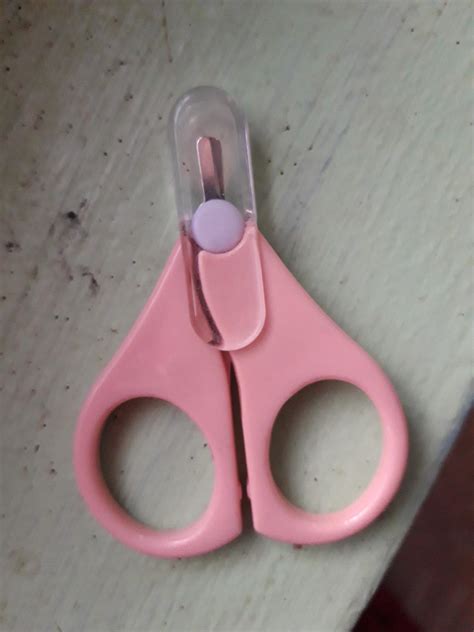 Buy FOK Baby Safety Nail Scissor with Circular Cutter Plastic Cover ...