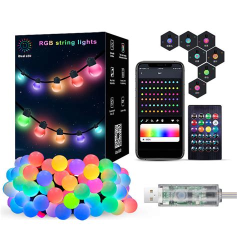 Image result for RGB LED String Lights