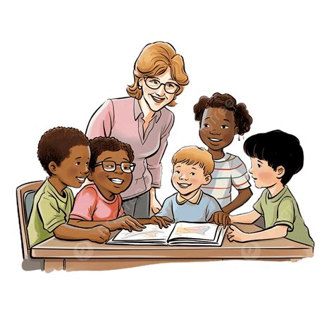 Teacher Helping Clipart