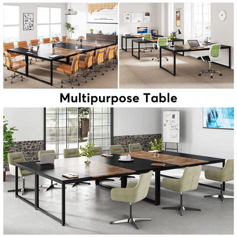 Large Rectangle Computer Desk Workstation Executive | Ubuy India