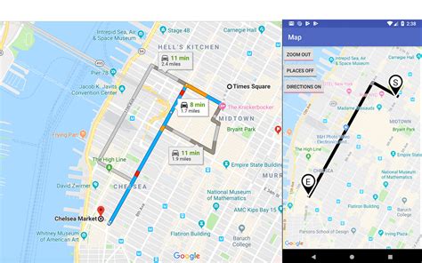Google Maps Directions API 的图像结果