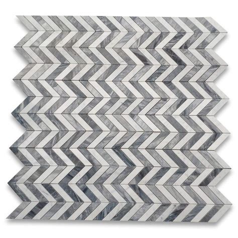 Buy Stone Center Online Carrara White Marble & Bardiglio Gray 1x4 ...