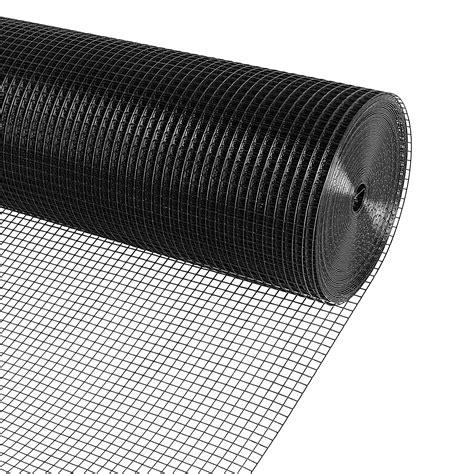 KANERS Black Vinyl Coated Hardware Cloth 1/2 in 24”x100’ 19 Gauge ...