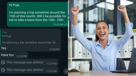 Boss Employee Whatsapp Chat Screenshot Viral After Manager Approved ...