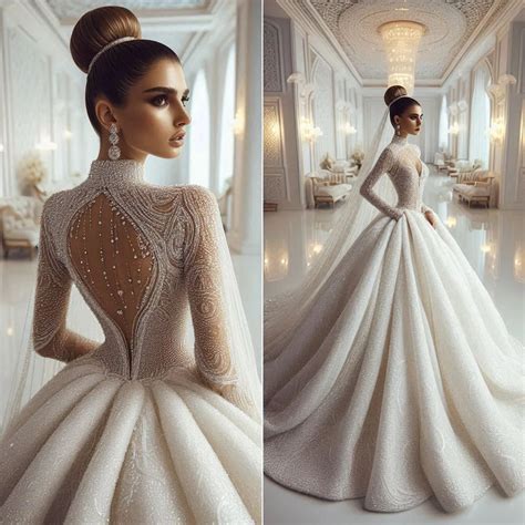 Elegant Bridal Dresses with Beaded detailing 🤍🥰 . . . . . . #elegance #bridalgowns #luxury # ...