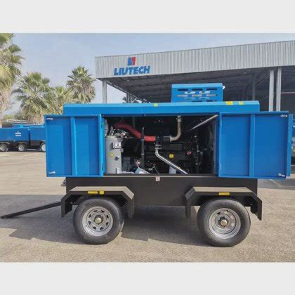 New China factory air compressor mobile diesel compressors diesel ...