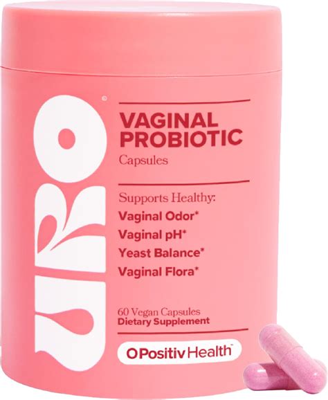 Amazon.com: URO Vaginal Probiotics for Women pH Balance with Prebiotics & Lactobacillus ...