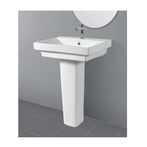 Argon Pedestal Wash Basin at an Affordable Price, Ceramic, Floor ...