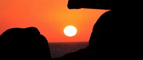 Download wallpaper 2560x1080 sun, sunset, cliffs, dark dual wide 1080p ...