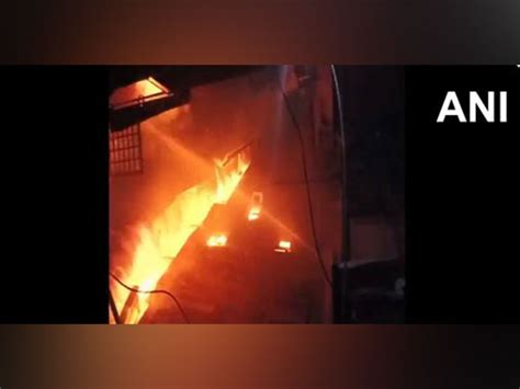 J-K: Fire breaks out in house near Firdous Cinema in Srinagar's Hawal area