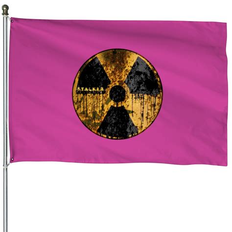 Stalker Radiation Symbol House Flags 12'' x 18'' Heliconia sold by ...
