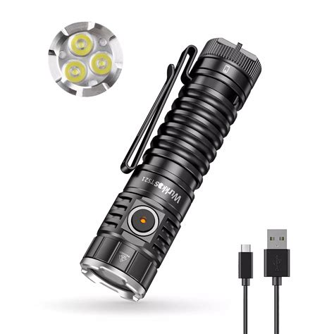 【Discontinue】Wurkkos TS21 Triple LEDs 3500lm USB C Rechargeable ...