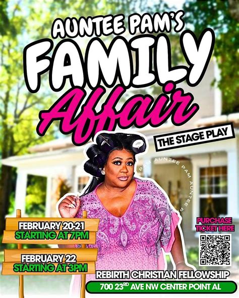 Auntee Pams Family Affair: The Stage Play, The Davis Theater of ...