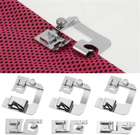 Amazon.com: cobee 6PCS Narrow Wide Rolled Hem Presser Foot Kit ...